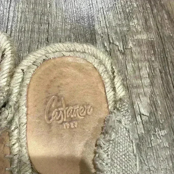 Castaner Canvas Tassel Accents Neutral Flat Mules EU 39 - Picture 6 of 11